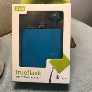 Trueflask - 6oz Turquoise/Stainless Steel Flask